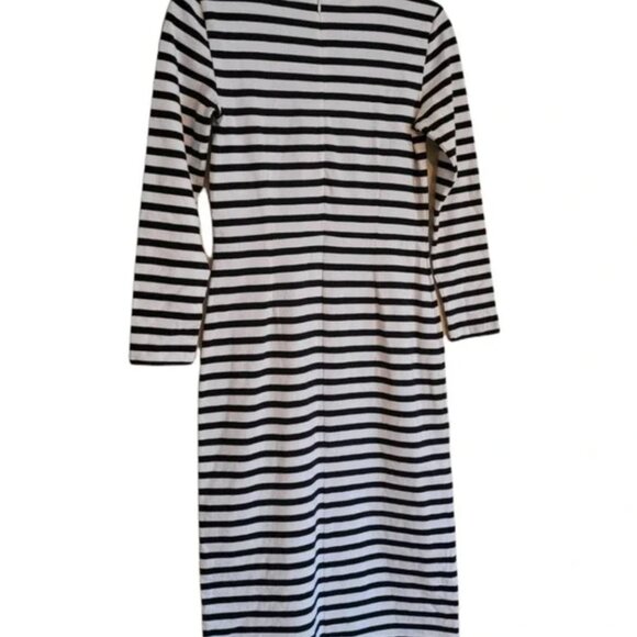 J CREW striped knit midi dress size 4 - Picture 4 of 12